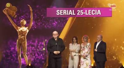 Relację z wręczenia nagród pokazał kanał TV Puls (screen: TV Puls)